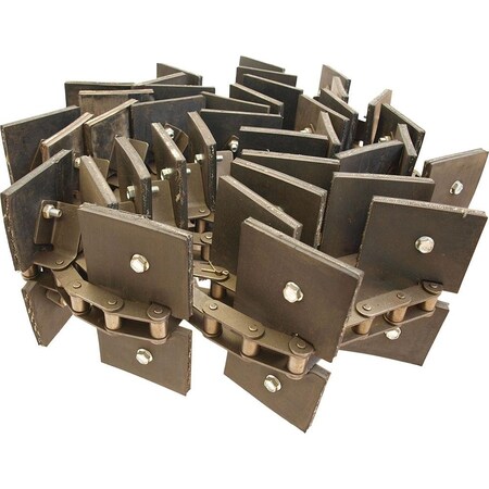 Aftermarket AM87365387 Clean Grain Elevator Chain, Rubber Paddles AM87365387-ABL
